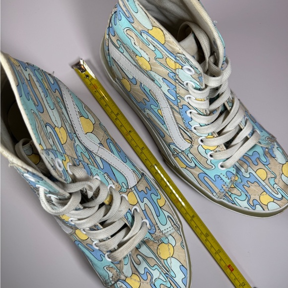 Vans SK8 Sunwaves UV Ink HighTop High Tapered Stacked Sneakers Women 9 Men 7.5 - Picture 5 of 15